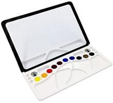 SakuraCraypas Paint Solid Watercolor Petit Color 60 Colors With Original Brush NCW-60
