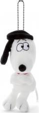 Peanuts Funny Face Ball Chain Mascot Snoopy Plush Toy Height Approx. 13cm