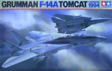 Tamiya 1/32 Aircraft Series No.13 US Navy Grumman F-14A Tomcat Black Knights Plastic Model 60313
