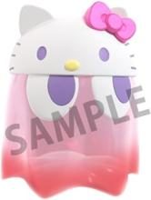 MegaHouse Pac-Man x Sanrio Characters Chibi Collect Figure Deluxe Ghost Hello Kitty Clear Color Ver. Approximately 100mm PVC Resin Painted Complete Figure