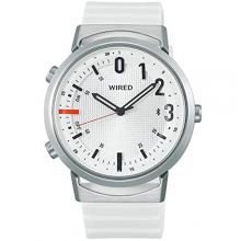 SEIKO Wired WW (Tzudab) Smart watch Bluetooth time synchronization 3 minutes timer function Calendar notation strengthened waterproof for everyday life (10 ATM) AGAB407 Men's White