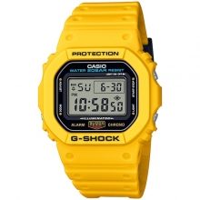 G-SHOCK  initial color model revival DW-5600REC-9JF men's watch battery-powered digital square yellow domestic genuine Casio