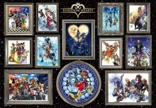 1000Pieces Puzzle Disney & Disney Pixar Heroine Collection Stained Glass (Pure White) (51x73.5cm)