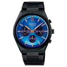 Seiko WIRED Wired REFLECTION Reflection 2021 Winter Limited Model AGAT743 Men's Watch Quartz Chronograph Blue