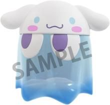 MegaHouse Pac-Man x Sanrio Characters Chibi Collect Figure Deluxe Ghost Cinnamoroll Clear Color Ver. Approximately 100mm PVC Resin Painted Complete Figure