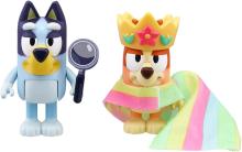 Takara Tomy Bluey Bluey Friendship Figure Set Queen Bingo and Bluey