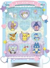 Jigsaw Puzzle Art Decoration Jigsaw Pokemon Heart Bubble 108 Piece (108-DP04)