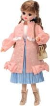 Takara Tomy Licca-chan Dress LW-17 Basic Feminine Dress-Up Pretend Play Toy for Ages 3 and Up