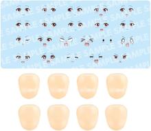 Kotobukiya (KOTOBUKIYA) Sousai Shojo Teien Customized Face & Decal Set Vol.8 (Raghono Erika Design for Koishikawa Emma A) Approximately 18mm Tall 1/10 Scale Plastic Model