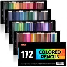 Colored pencils 50 colored oil-based pencil sets For coloring and drawing for adults and children, with storage cover / brush / pencil sharpener, perfect as a gift!