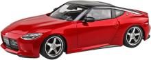 Aoshima Bunka Kyozai Co., Ltd. (AOSHIMA) 1/32 Rakupla Snap Kit No. 17CU-CR Nissan RZ34 Fairlady Z Custom Wheels Carmine Red Pre-Colored Plastic Model (Automobile)
