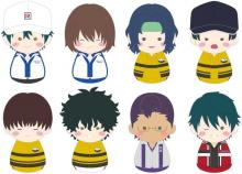 FUKUBUKU COLLECTION New Prince of Tennis Trading Mascot vol.1 1BOX = 8 Pieces All 8 Types GW552