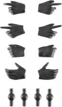 Tomytec Little Armory LA-OP22 Megami Device Gun Handle, Black, Plastic Model Parts, 334811