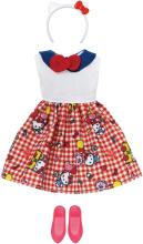 Takara Tomy Licca-chan Dress, My Choice, Sanrio Characters, One-Piece Dress & Headband, Hello Kitty, Dress-Up, Pretend Play Toy, Ages 3 and Up