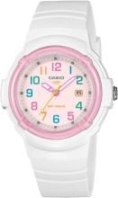 Reloj Casio Collection LX-800H-7A1JF para mujer, materiales ecológicos, blanco/rosa