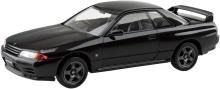 Aoshima Bunka Kyozai Co., Ltd. (AOSHIMA) 1/32 Rakupla Snap Kit No.14-BP Nissan R32 Skyline GT-R Black Pearl Metallic Pre-Colored Plastic Model (Automobile)