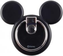 Disney smartphone ring 360 degree rotation bunker ring Mickey icon (black)