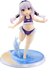 Kaitendo Miss Kobayashi's Dragon Maid Kanna Kamui Beach Swimsuit Ver. (Purple) Plastic 1/6 Scale Painted Finished Figure