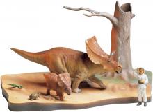 Tamiya 1/35 Dinosaur World Series No.1 Chasmosaurus Scene Set Plastic Model 60101