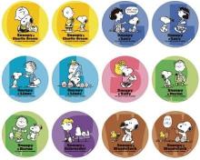 PEANUTS PACHIT Badge Collection 12-piece BOX