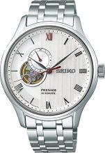 SEIKO Wrist Watches Plasage Jade Dial Mechanical Dual Cylinder Sapphire Glass SARX051 Men's Black