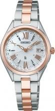 (Seiko Watch) Watch Lukia Lady collection Renewal Models SSQV104 Ladies Silver + Pink Gold