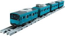 Takara Tomy Plarail Real Class 201 Series Commuter Train (JR West Sky Blue)