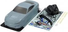 Tamiya 1/10 Electric RC Car Special Project No.185 1/10 RC Ford Mustang GT4 Painted Body Set (Corsa Gray) 47485