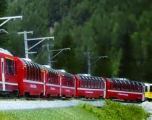 KATO N Gauge Rhatische Railway Bernina Express New Logo Add-on Set (4 Cars) 10-1656 Model Train Train