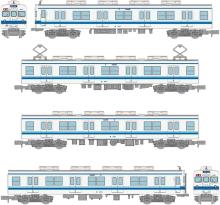 Tomytec Railway Collection Tetsuro Tobu Railway 8000 Series Early Repair Car 8127 Formation 4 Car Set Diorama Supplies 335313