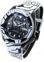 SEIKO 5 Sports Navy X silver watch men automatic SRPC63J1