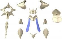 BANDAI SPIRITS 30MF Class Up Armor (Riebel Bishop) Pre-Colored Plastic Model