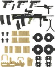 Tomytec 1/12 Little Armory LA-MD01 Megami Device Equipment Set AR (Assault Rifle) Unpainted Assembly Runner Kit 334781