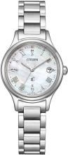 CITIZEN xC Watch Light-Powered Eco-Drive Radio-Controlled Waterproof Limited Edition ES9490-52D Women's Silver Mother-of-Pearl