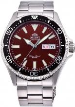Orient RA-AA0003R Men's Kamasu Stainless Steel Black Bezel Red Dial Automatic Dive Watch