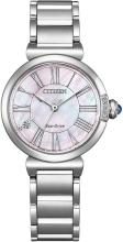 CITIZEN L Watch Lily of the Valley, White Mother-of-Pearl EM1060-87Y Women's Silver, White Pink