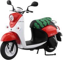 Aoshima Bunka Kyozai Co., Ltd. (AOSHIMA) 1/12 The Bike Series No. JU-01 Can I Charge It? E-Vino Plastic Model (Motorcycle)