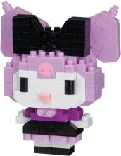 Kawada Nanoblock Kuromi Dress Up NBCC_230 3 x 10.5 x 18 cm Ages 12 and up Interior Hobby NBCC_230
