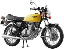 Aoshima Bunka Kyozai Co., Ltd. Skynet 1/12 Complete Bike Honda CB400FOUR Parakeet Yellow