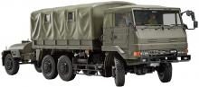 AOSHIMA 1/35 Military Model Kit Series No.3 3 1 / 2t Truck (SKW-476) w / Outdoor Cooker No. 1 (22 modified) & 1t Water Tank Trailer Plastic Model Molding Color