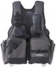 SHIMANO Life Jacket Floating Vest Game Best Light VF-068T Free Gray Duck Camo
