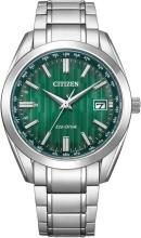 CITIZEN Watch Light-Powered Eco-Drive Radio-Controlled Waterproof Green CB0261-53W Men's Silver