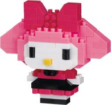 Kawada Nanoblock My Melody Dress Up NBCC_229 3 x 10.5 x 18 cm Ages 12 and up Interior Hobby NBCC_229