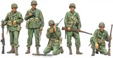 Tamiya 1/35 Military Miniature Series No.379 American Infantry Reconnaissance Set Plastic Model 35379 Molding Color