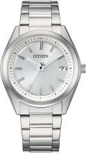 CITIZEN Citizen Collection Watch Light-Powered Eco-Drive Radio-Controlled Waterproof Green Silver AS1080-65A Men's Silver