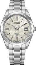 CITIZEN Watch The Citizen 30th Anniversary Limited Edition with New Eagle Feather Pattern AQ4100-57C Men's Silver