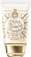 majolica majorca milky wrapping foundation 02 foundation no fragrance 2 beige 30g (x 1)
