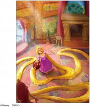 Jigsaw Puzzle Tangled Story Stained Glass 1000 Pieces (51x73.5cm)