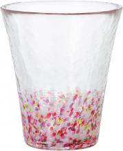 Toyo Sasaki glass glass tumbler pink yellow 495ml Benedille full reel swaying glass G098-T268 2 pieces