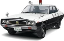 Aoshima Bunka Kyozai 1/24 The Model Car Series No.SP Nissan GC110 Skyline Patrol Car `72 Plastic Model (Automobile)